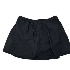 Miraclesuit Women's Size 10 Solid Swim Skirt Bottom Pull-On Black